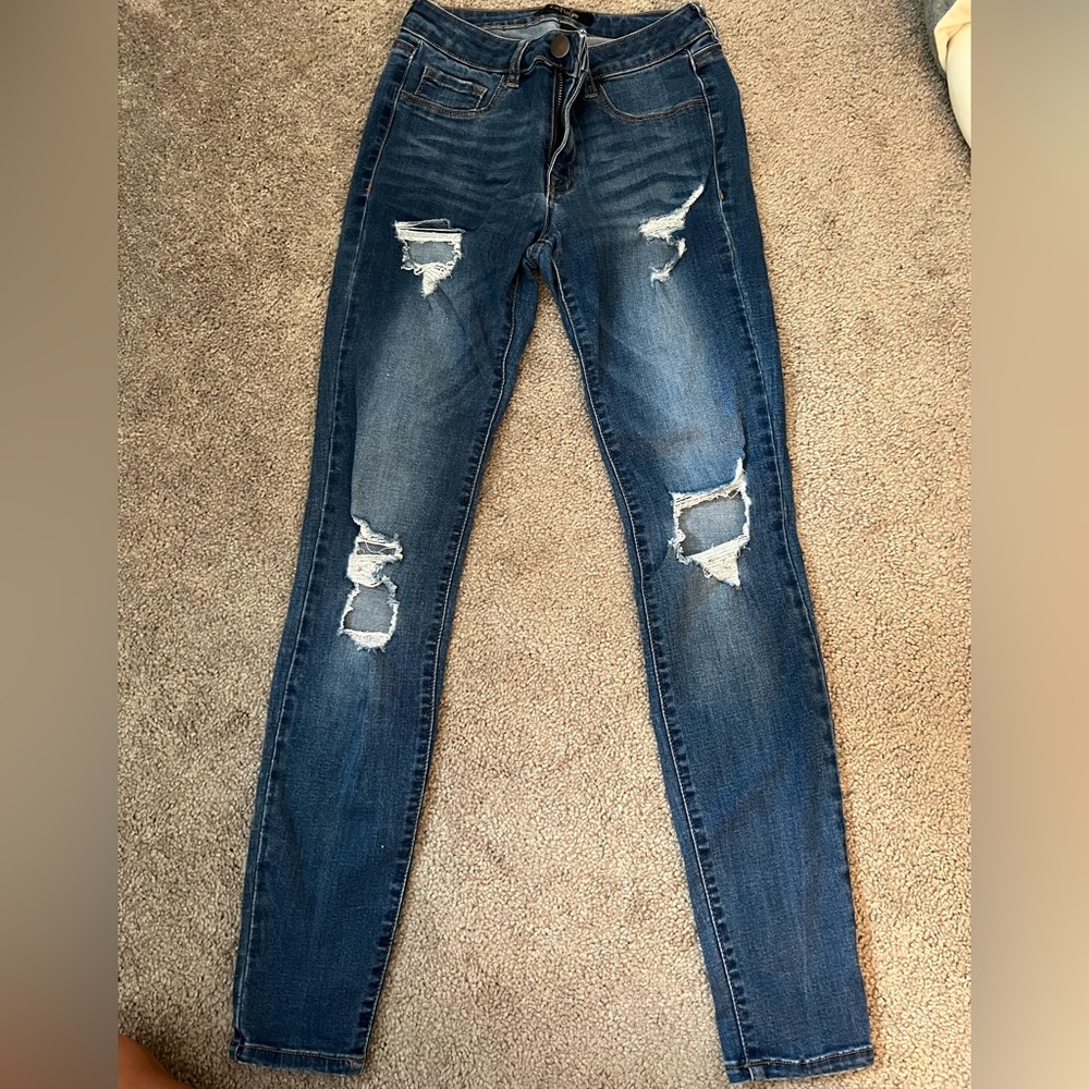 Refuge (Charlotte Russe) dark wash jean